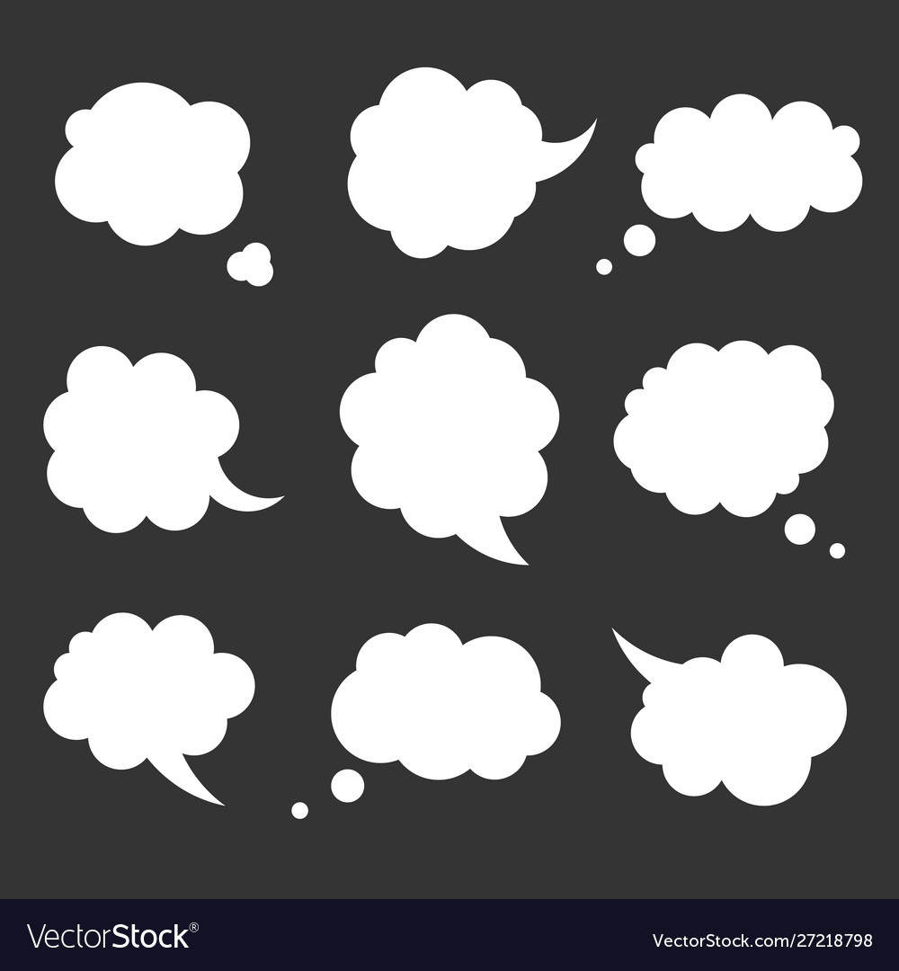 Speech Bubbles - Empty Collection