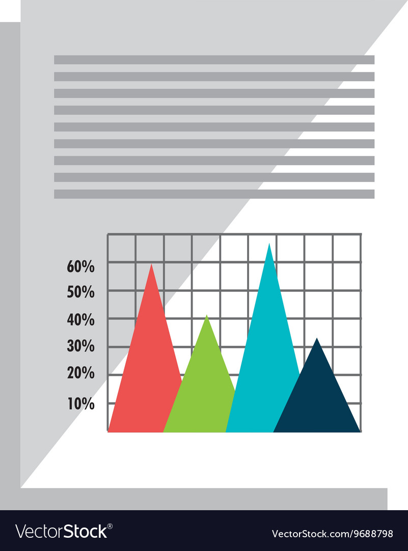 Spreadsheet with statistics graphics icon