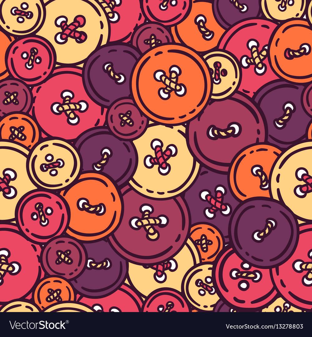 Buttons seamless pattern