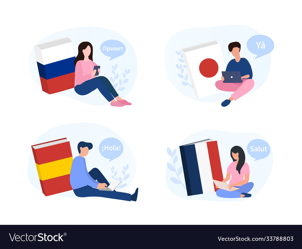 Language Learning with Flags