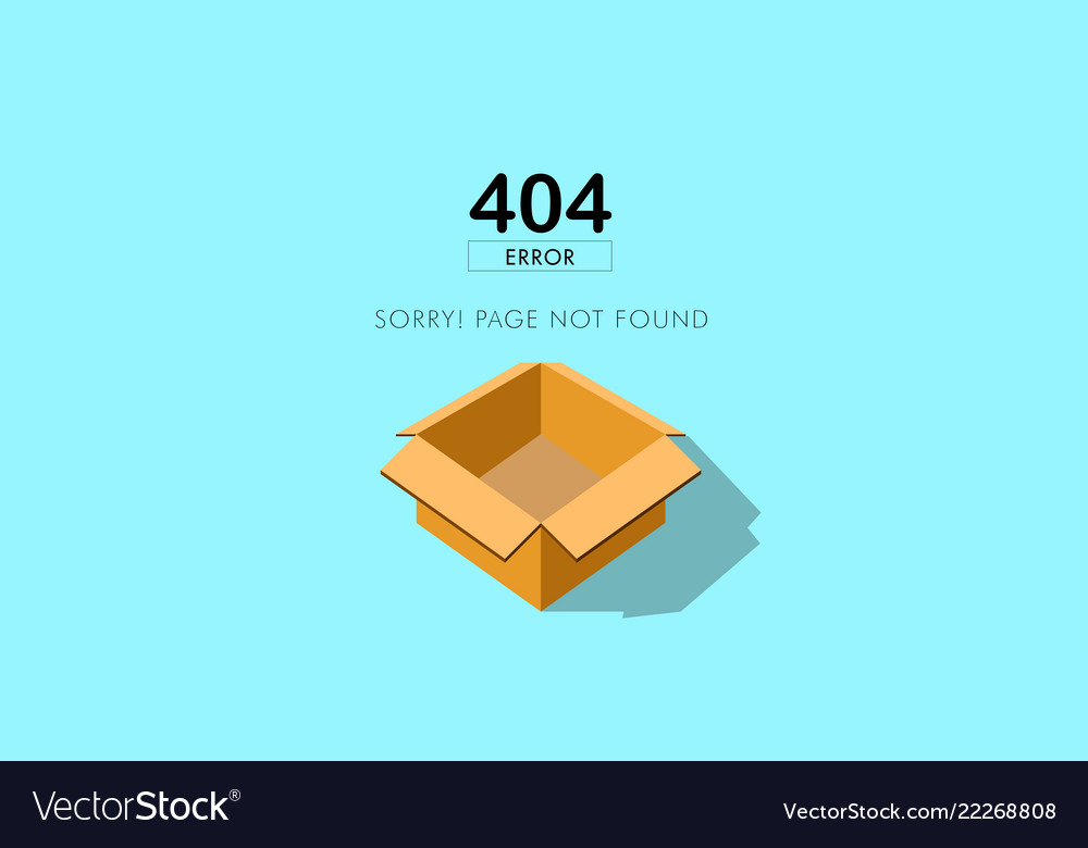 404 error website not found graphic design