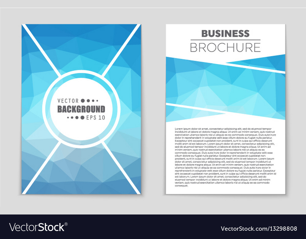 Abstract layout background set for art