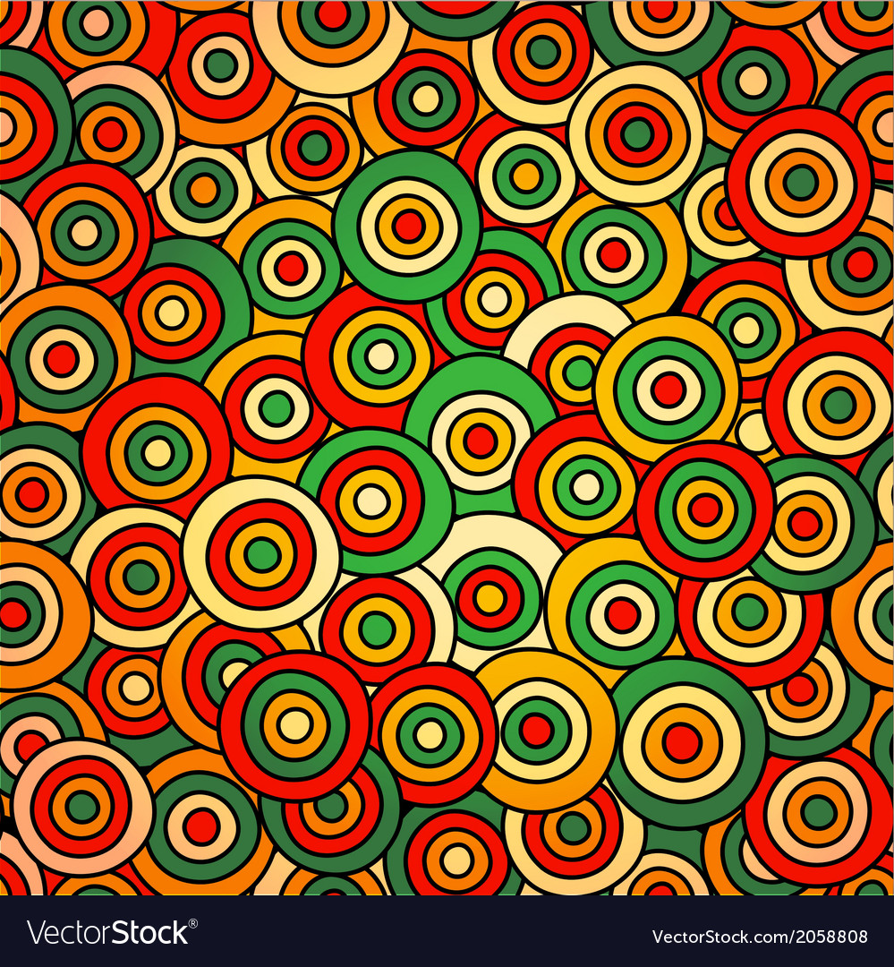 Abstract seamless pattern with circles