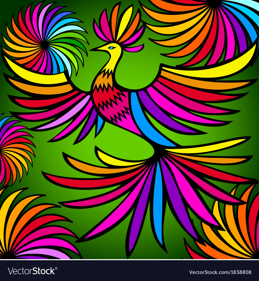 Exotic Bird Pattern