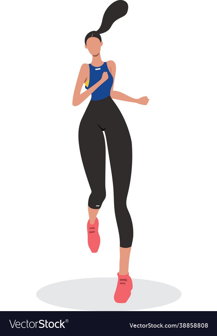 Girl jogging running sport