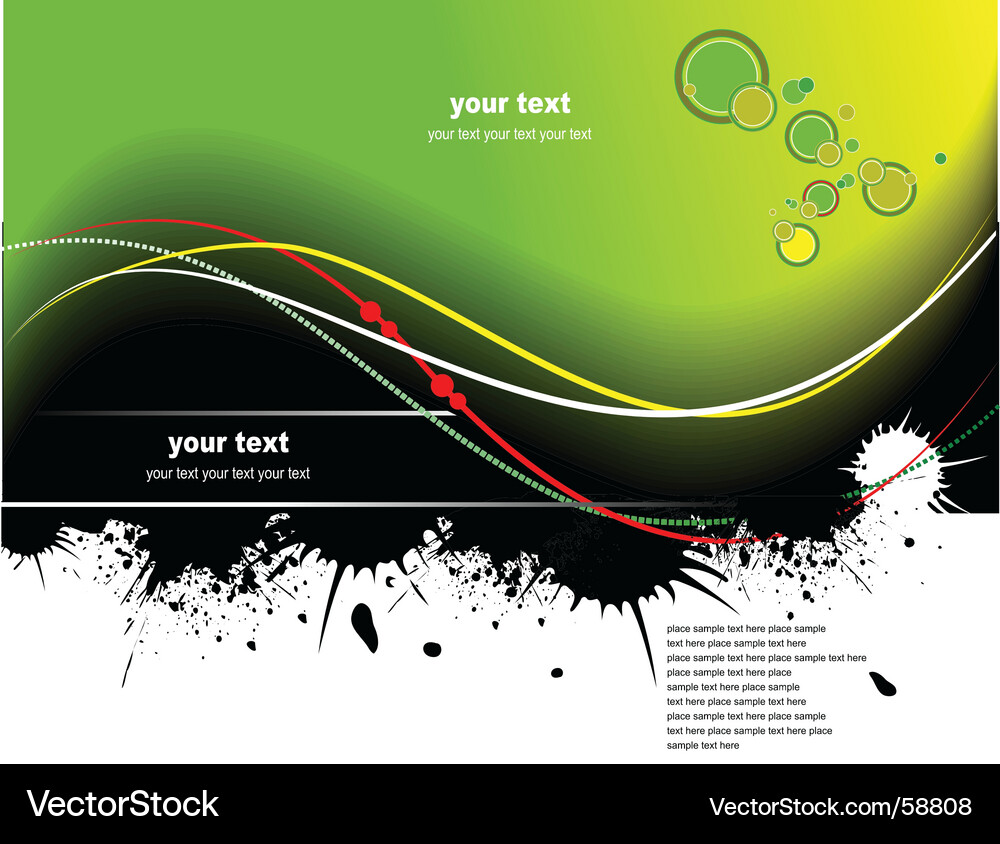 Grunge Splatter Background Royalty Free Vector Image