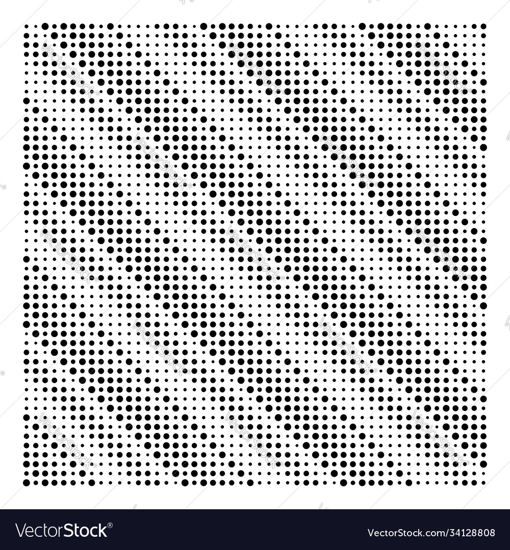 Halftone dots dotted pattern pointillist vector image Halftone dots dotted pattern pointillist