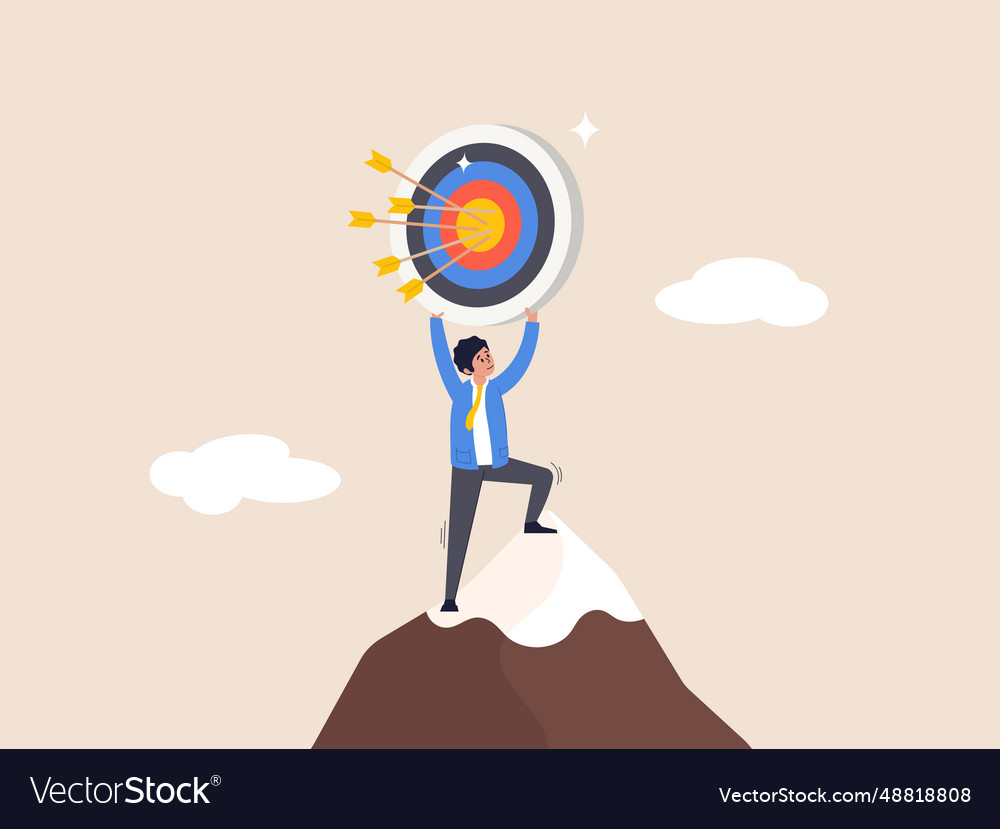 Precision Or Accuracy Concept Business Target Vector Image Precision Or Accuracy Concept Business Target Vector Image