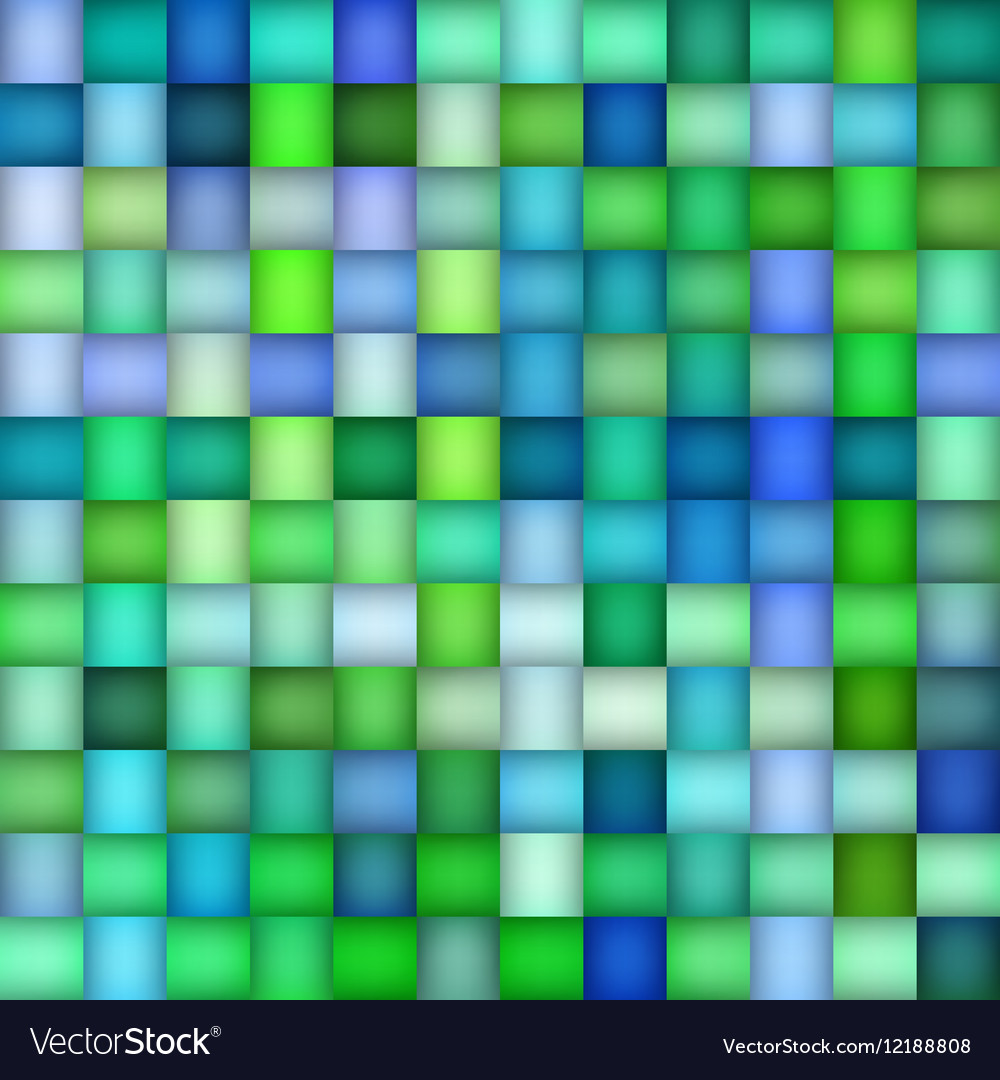 Seamless green blue color gradient square Vector Image