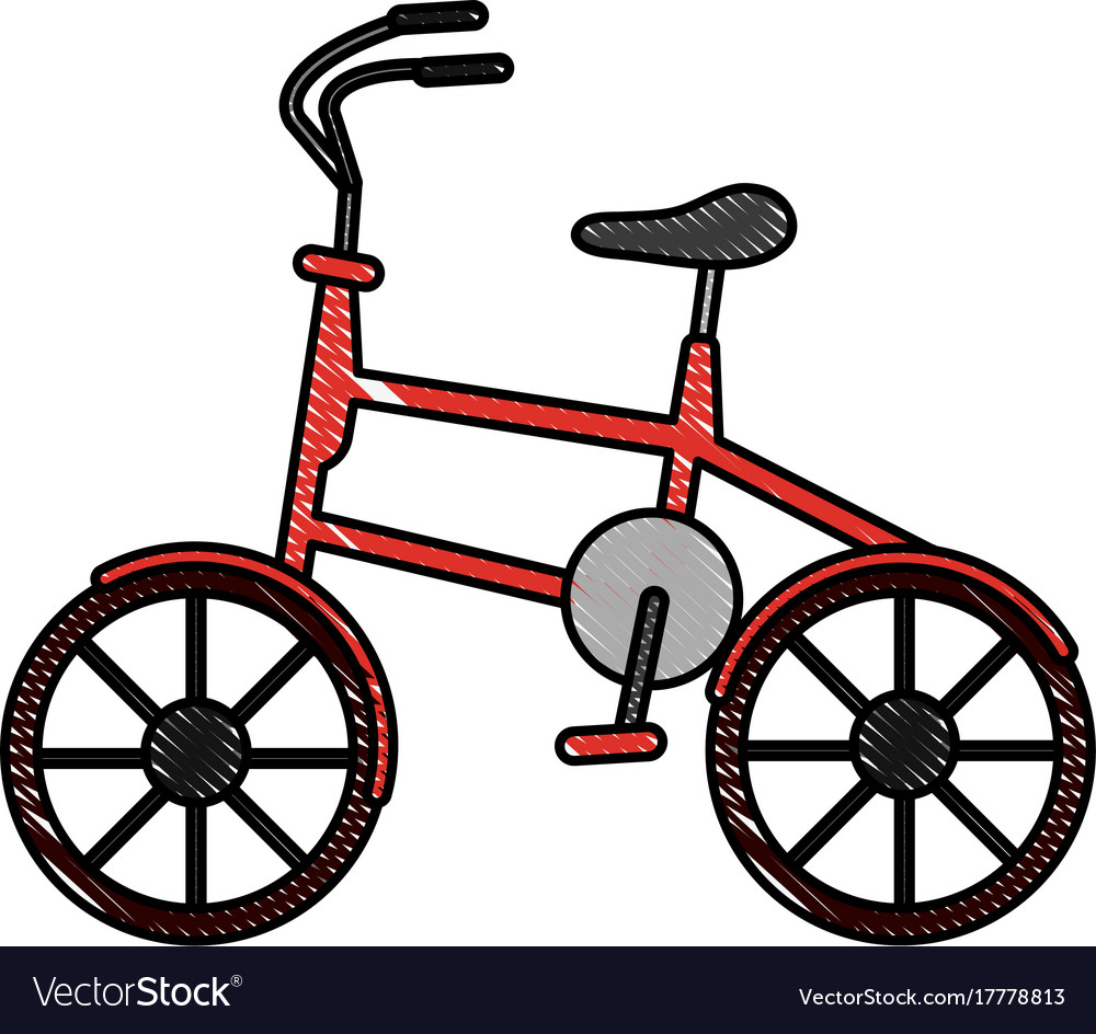 Bike or bicycle sideview icon image