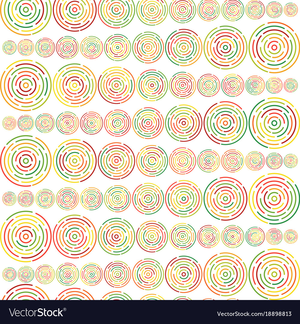 Circles sized seamless pattern