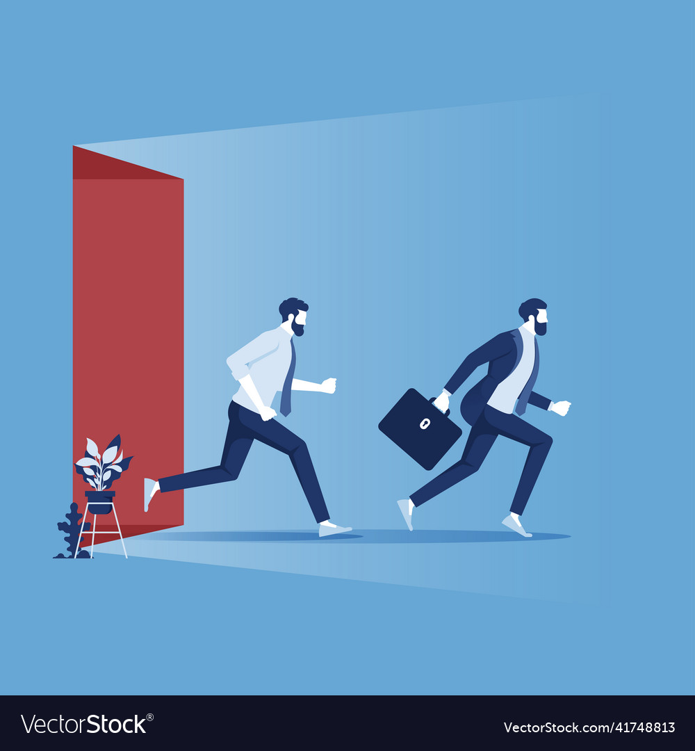 Concept of career start up and business solution Vector Image