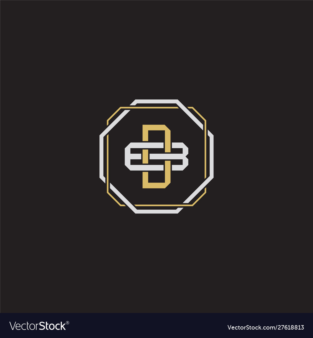 Db initial letter overlapping interlock logo