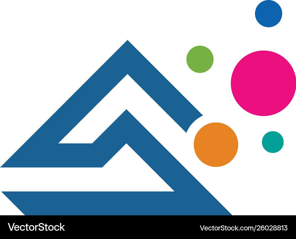 Initial s logo template Royalty Free Vector Image