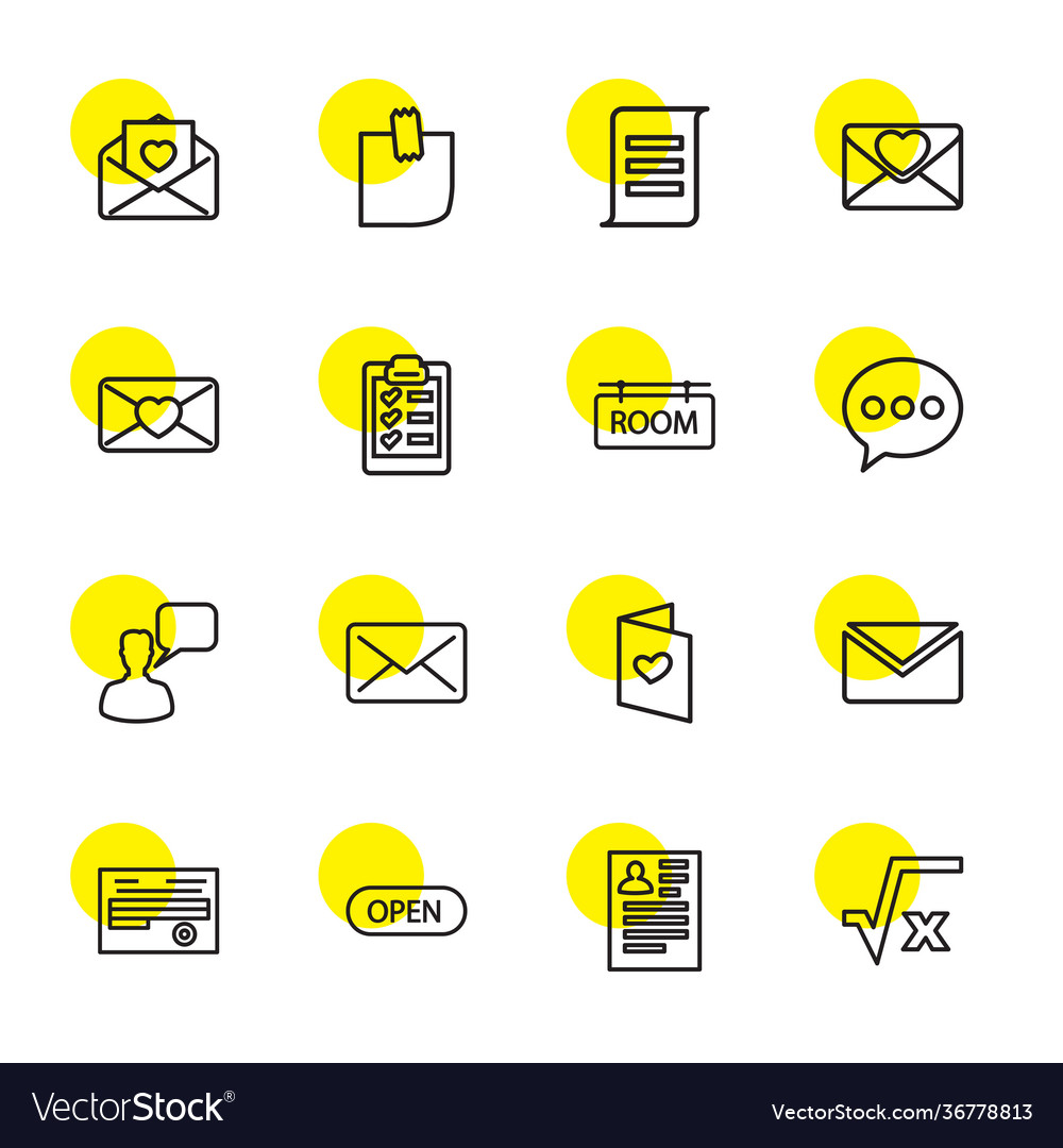 Message icons