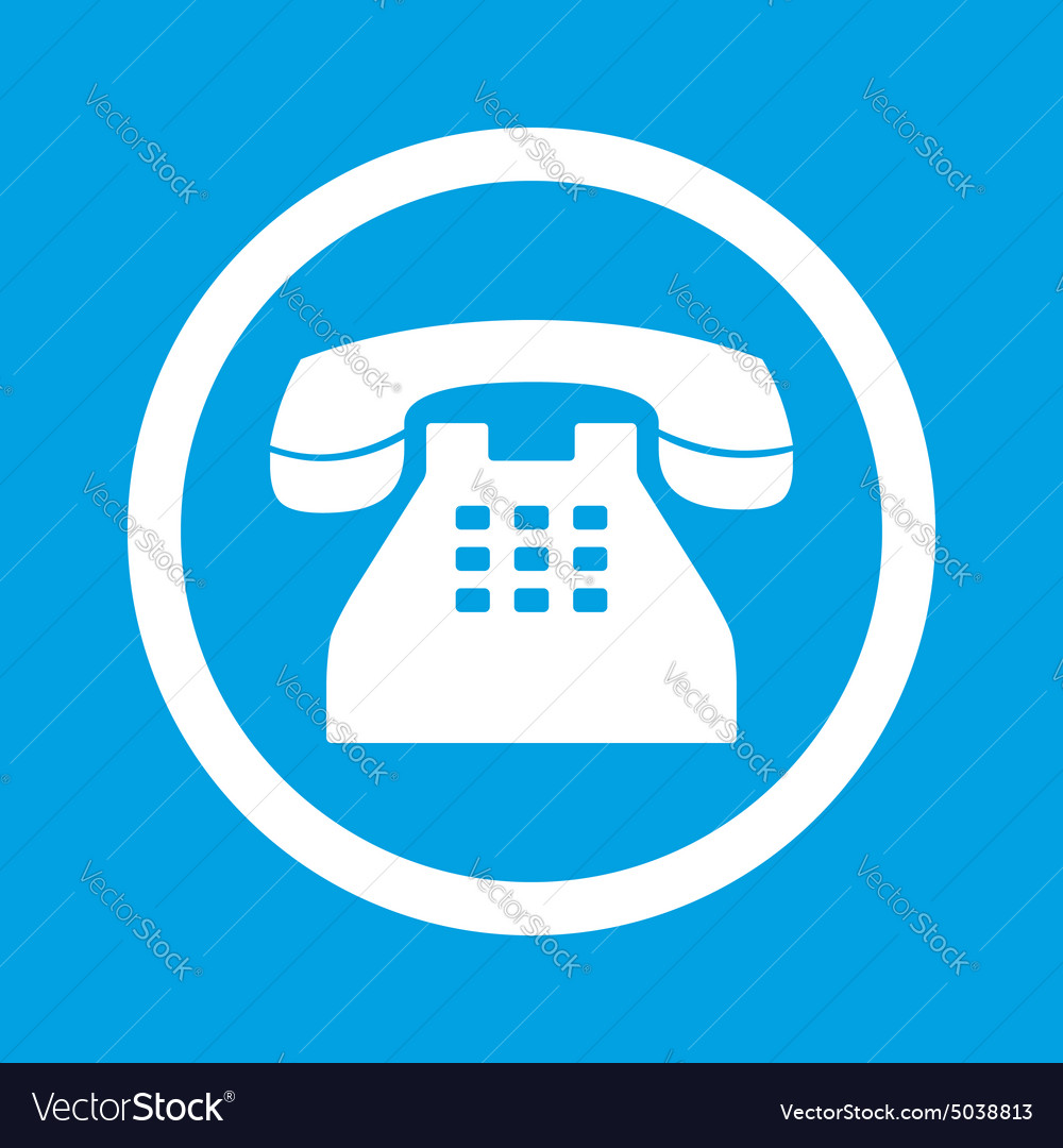 Phone sign icon Royalty Free Vector Image - VectorStock