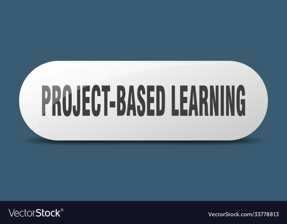 Project-based learning button sticker banner