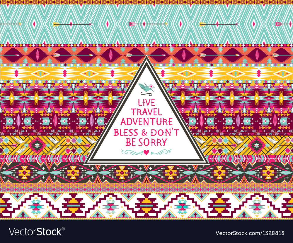 Aztec Bird Pattern