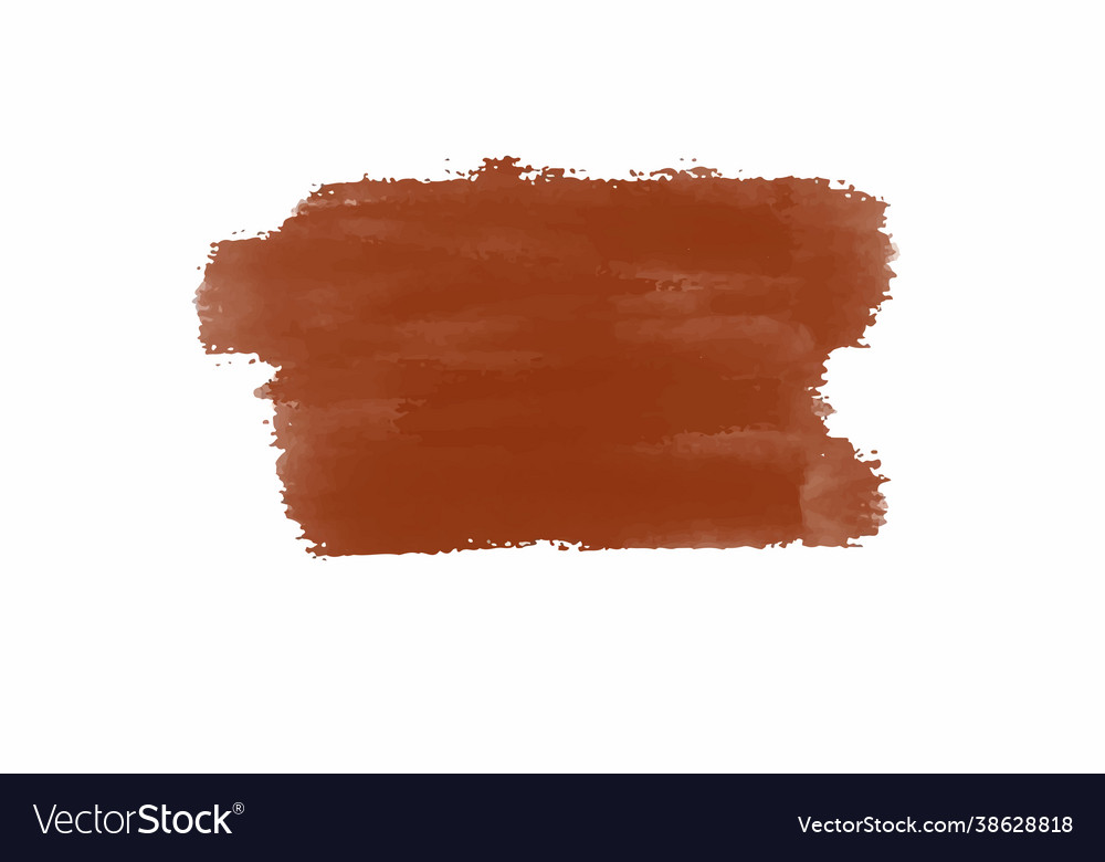 Brown watercolor background for textures Vector Image