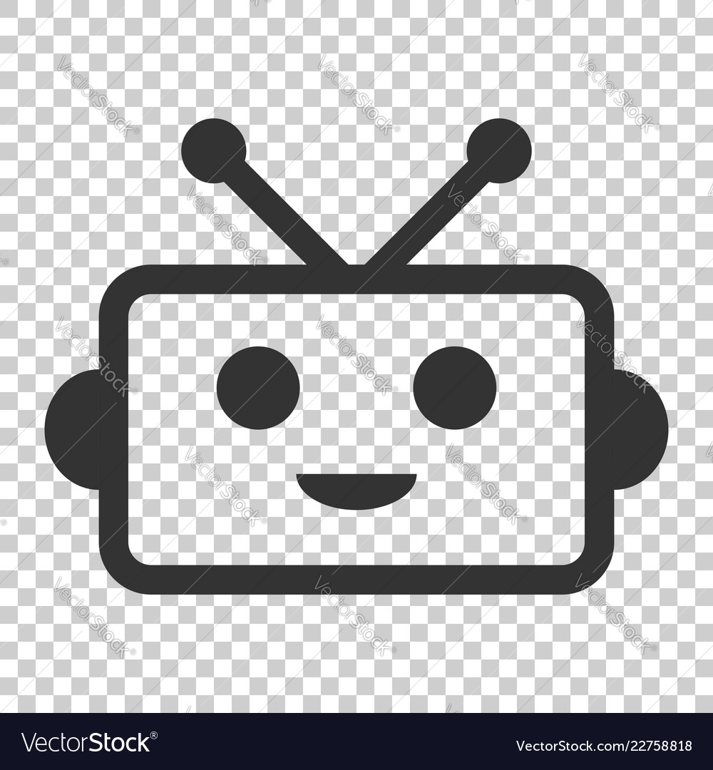Friendly Robot Chatbot Icon