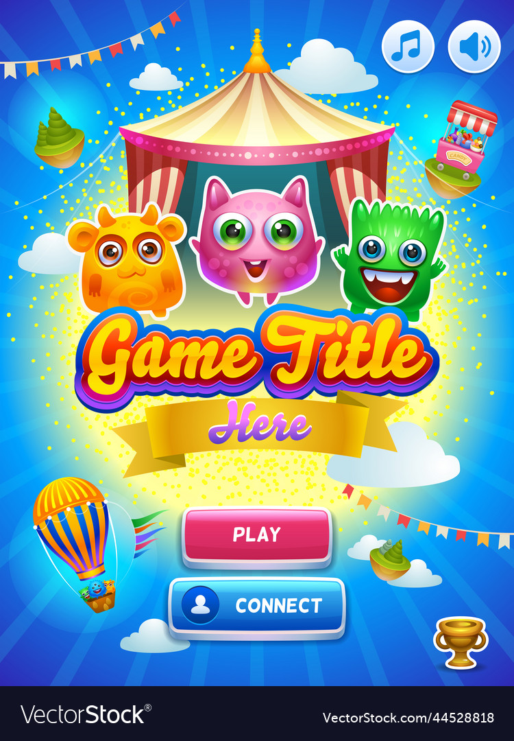 Game ui main screen