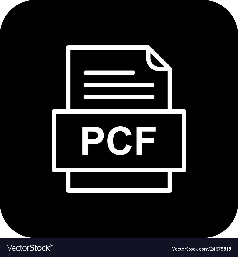 Pcf file document icon