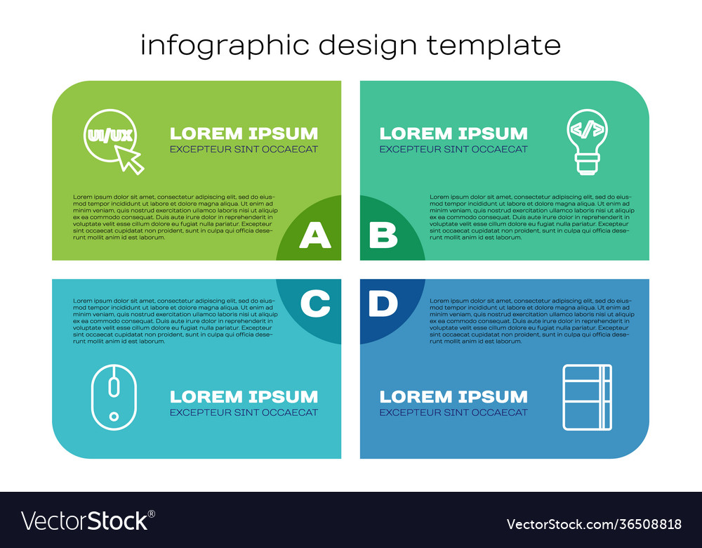 Zeile Computer Maus ui oder ux Design vector image Zeile Computer Maus ui oder ux Design