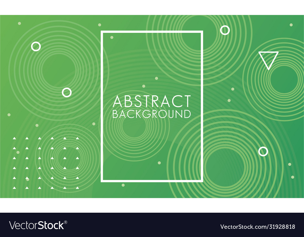 Vivid colors and fluids with square frame abstract