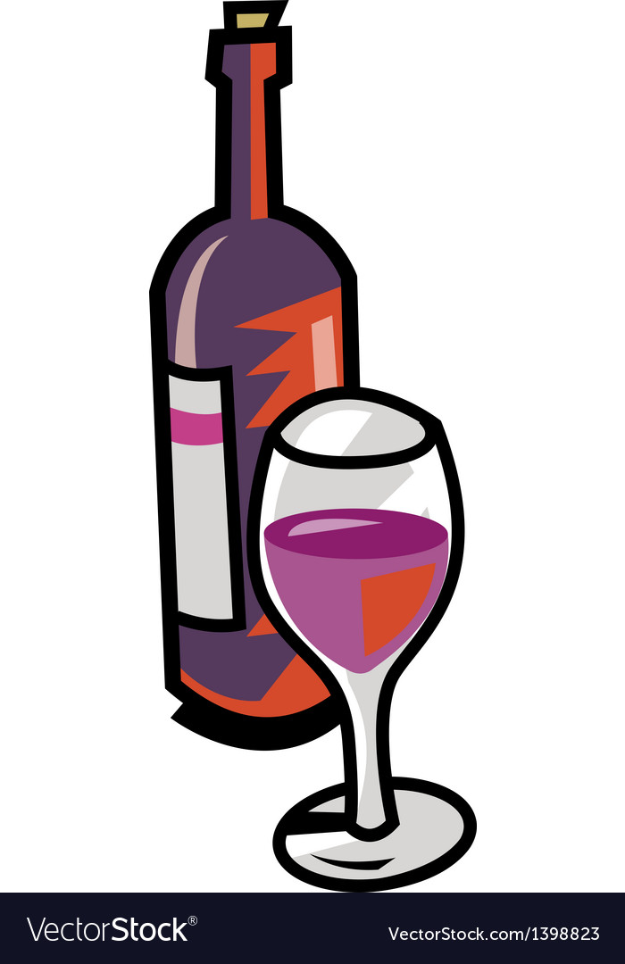 A wine with glass