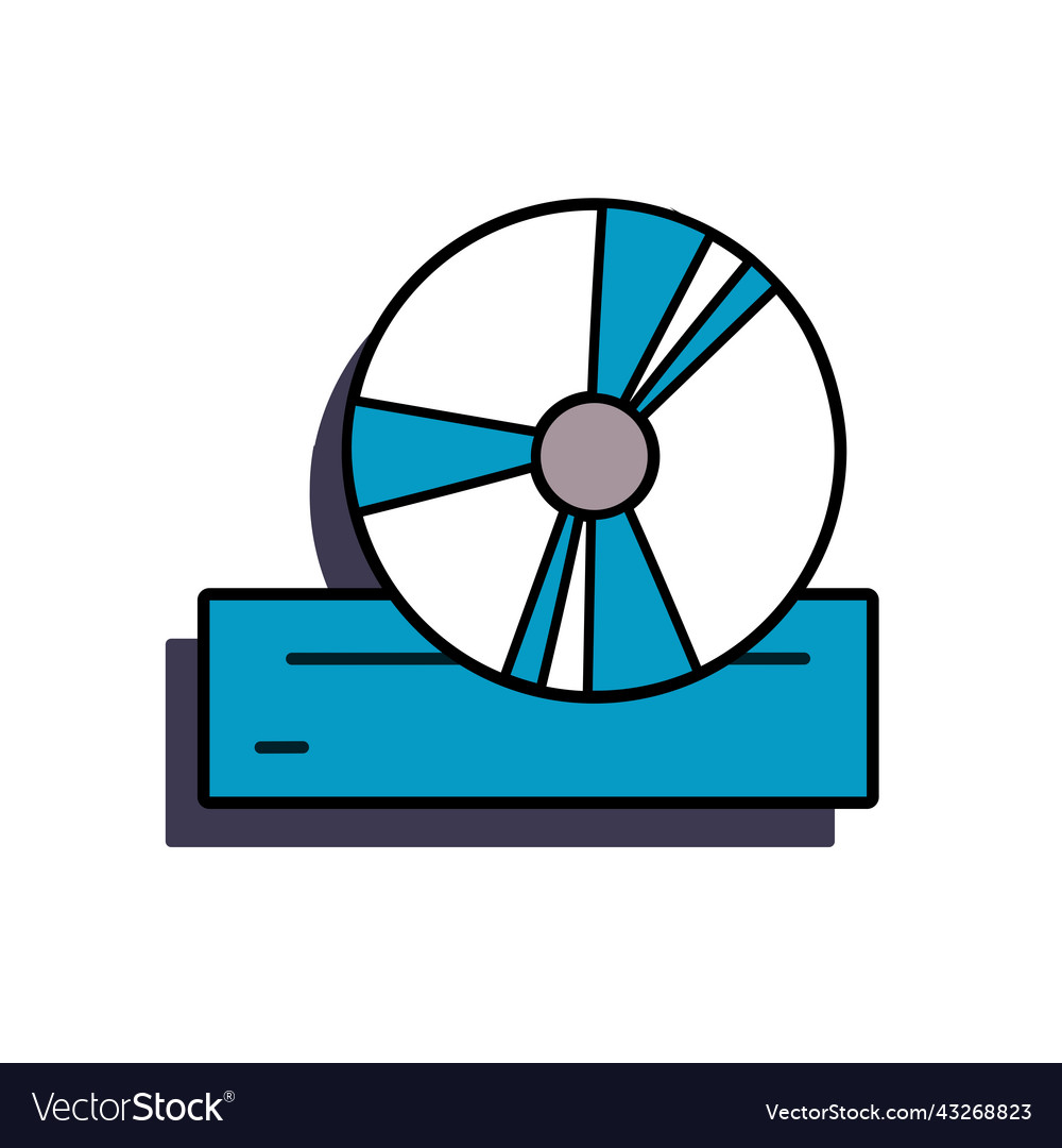 Cd disk is an interface element of old windows vector image Cd disk is an interface element of old windows