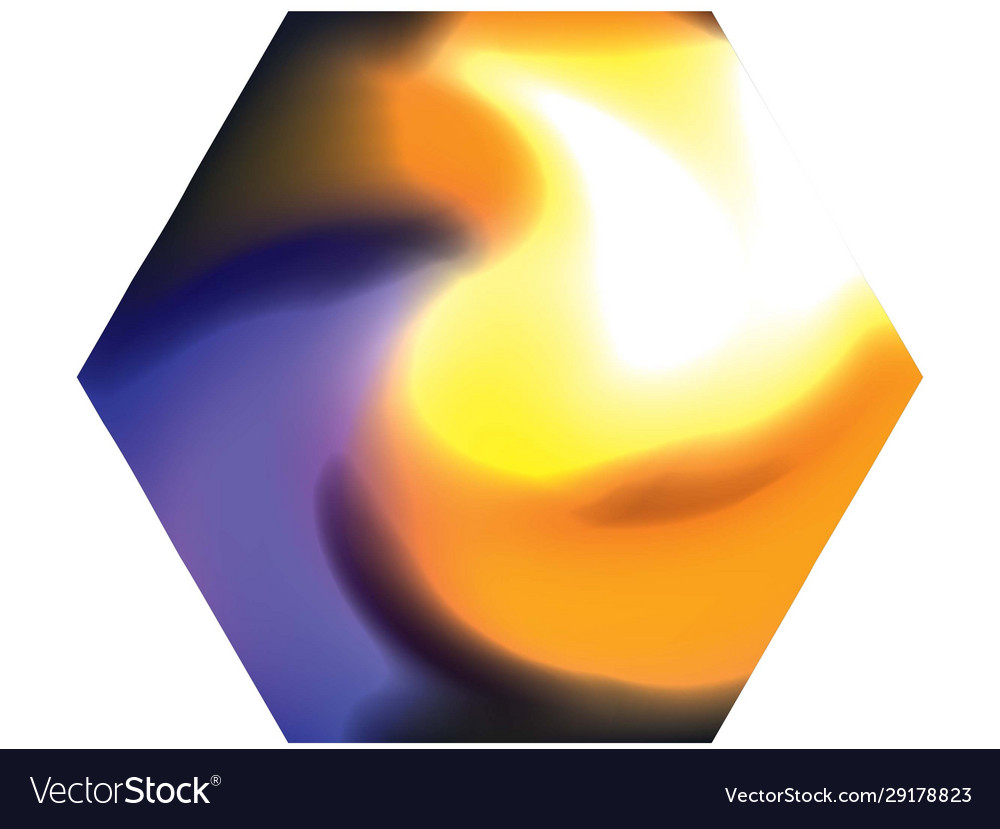 Chromatic background in form a shape