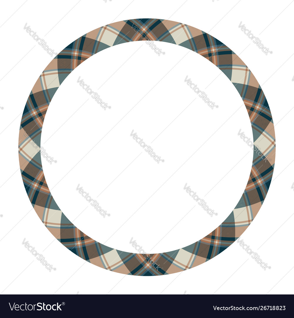 Circle borders and frames round border pattern vector image Circle borders and frames round border pattern
