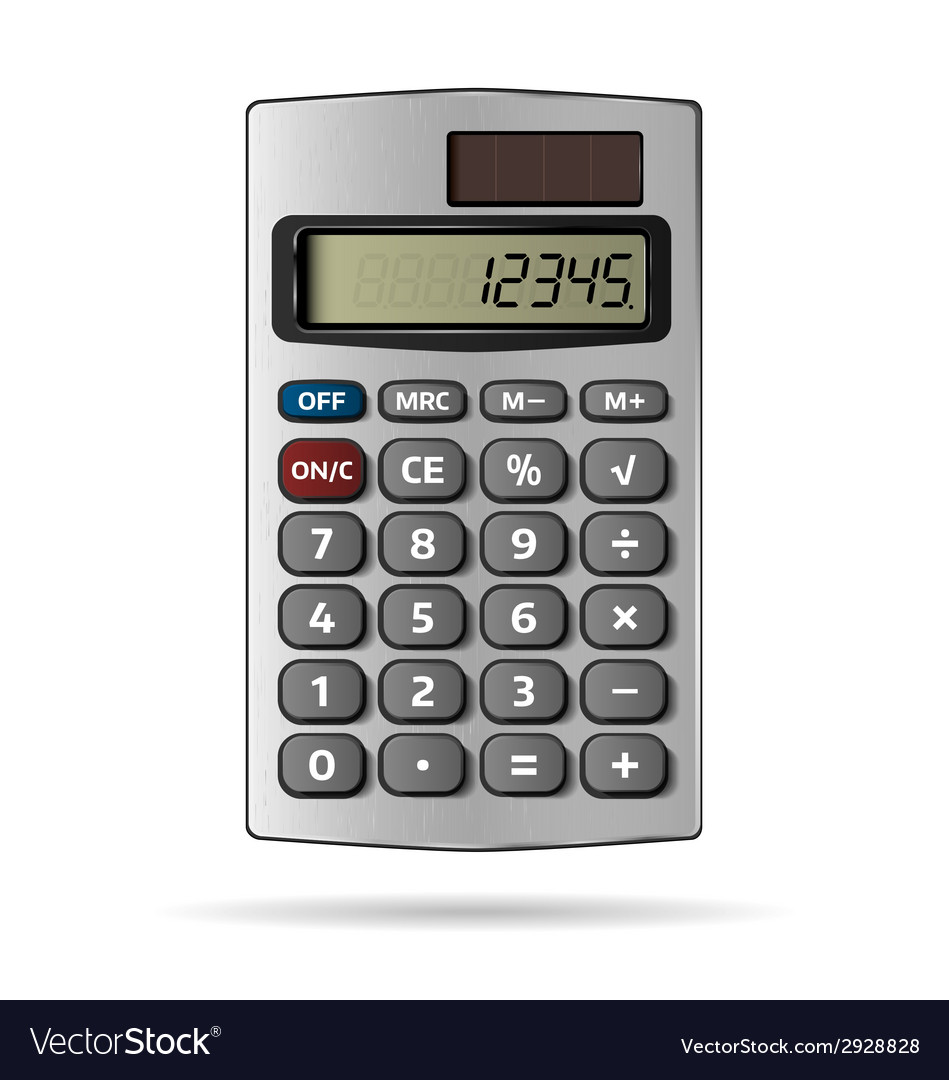 Calculator Royalty Free Vector Image - VectorStock