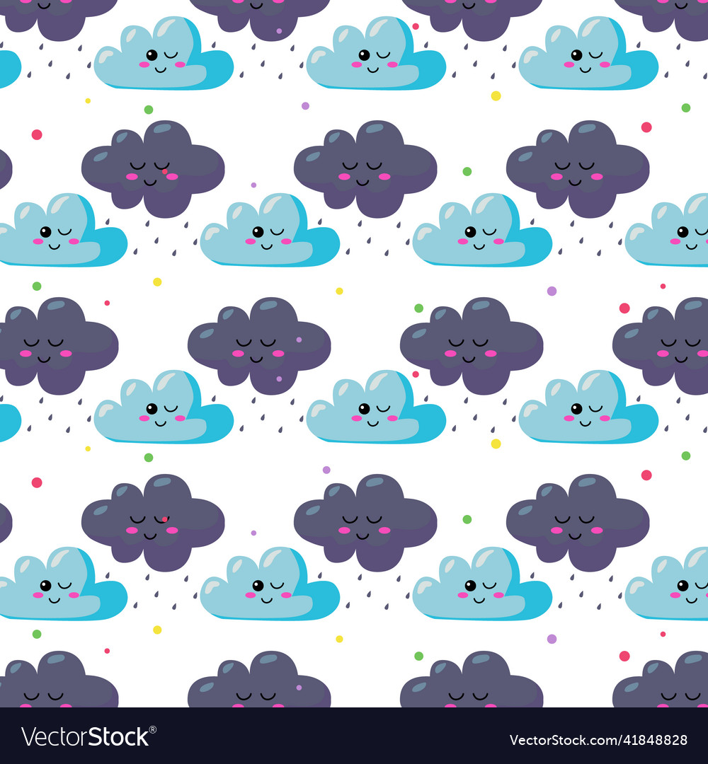 Clouds pattern design background template