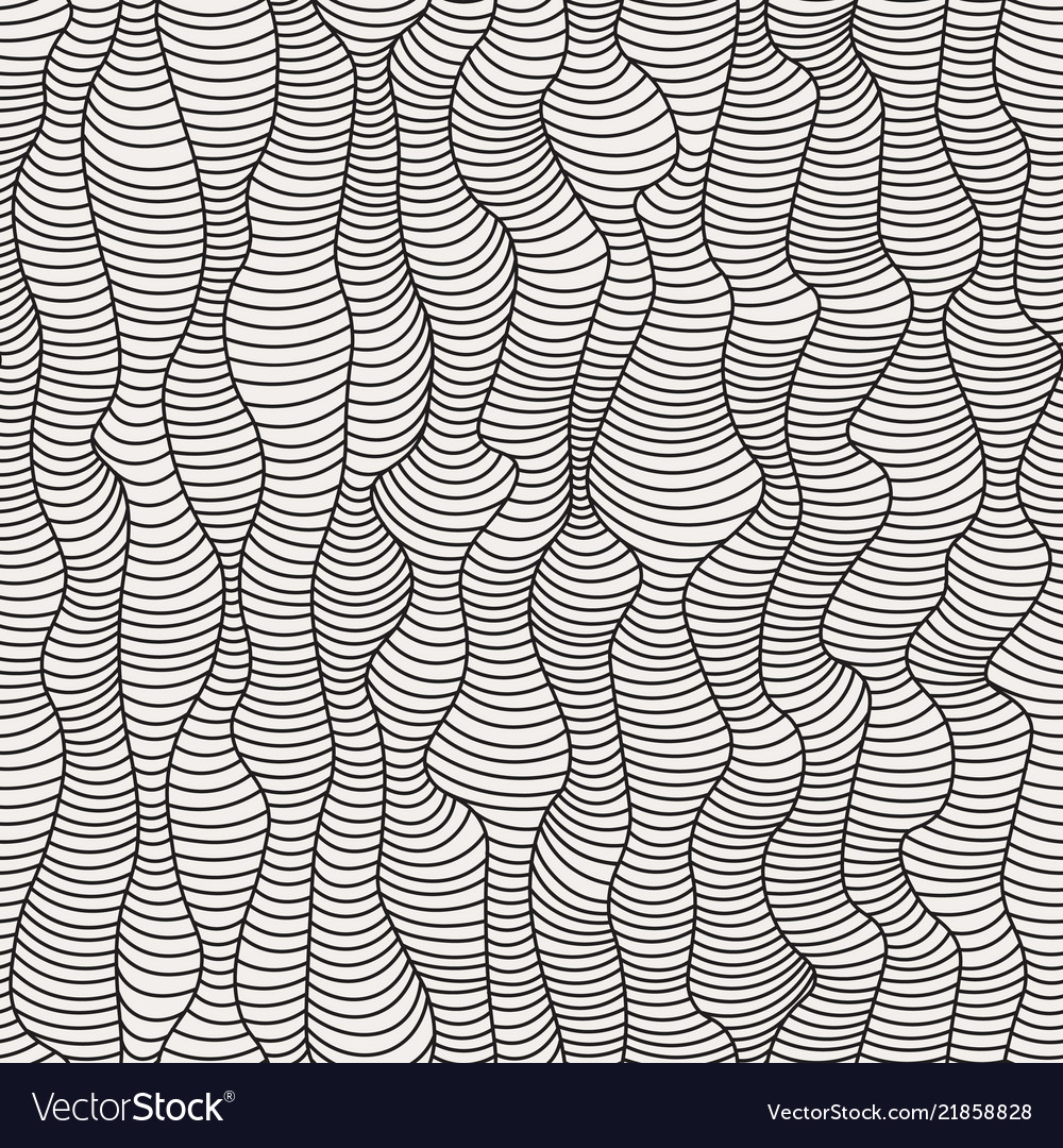 Smooth Wavy Lines Pattern