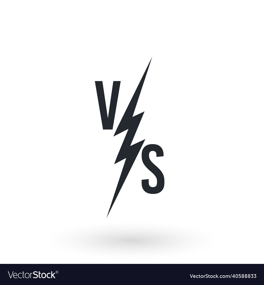 Versus battle Royalty Free Vector Image - VectorStock