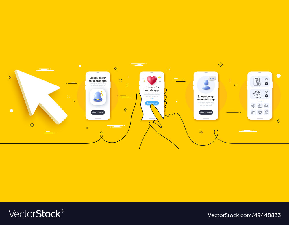 Petrol station qr code and discounts cart line Vector Image