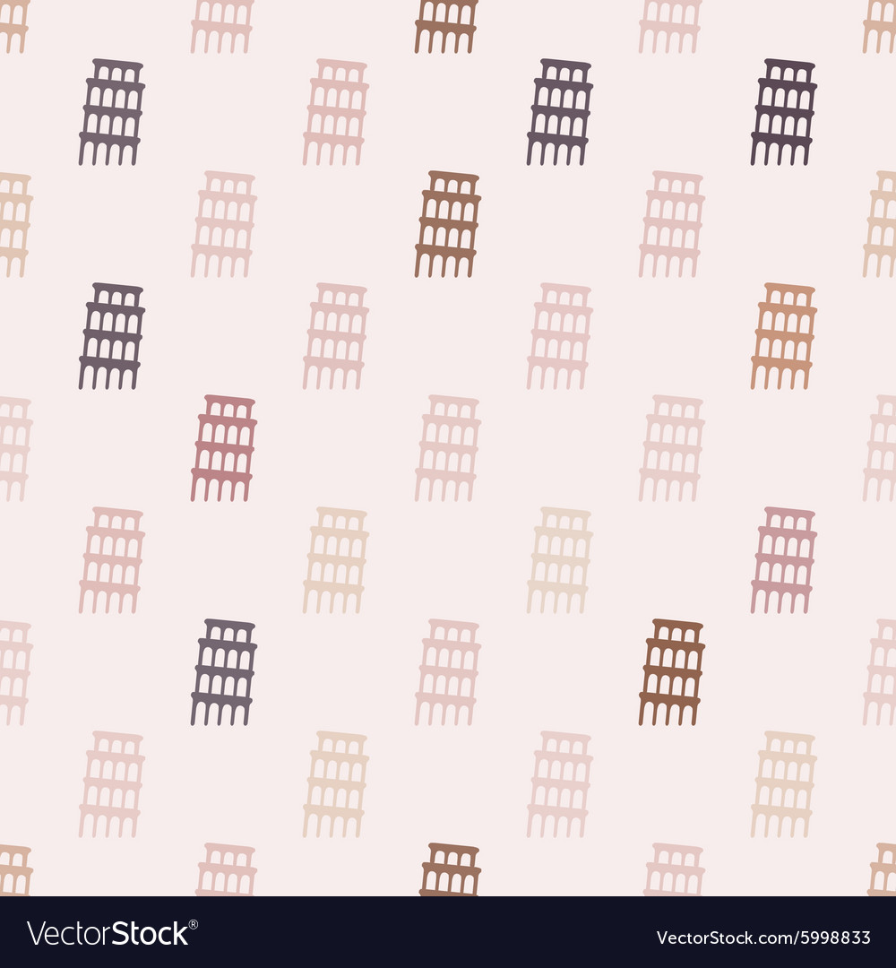 Seamless background with architectural monuments