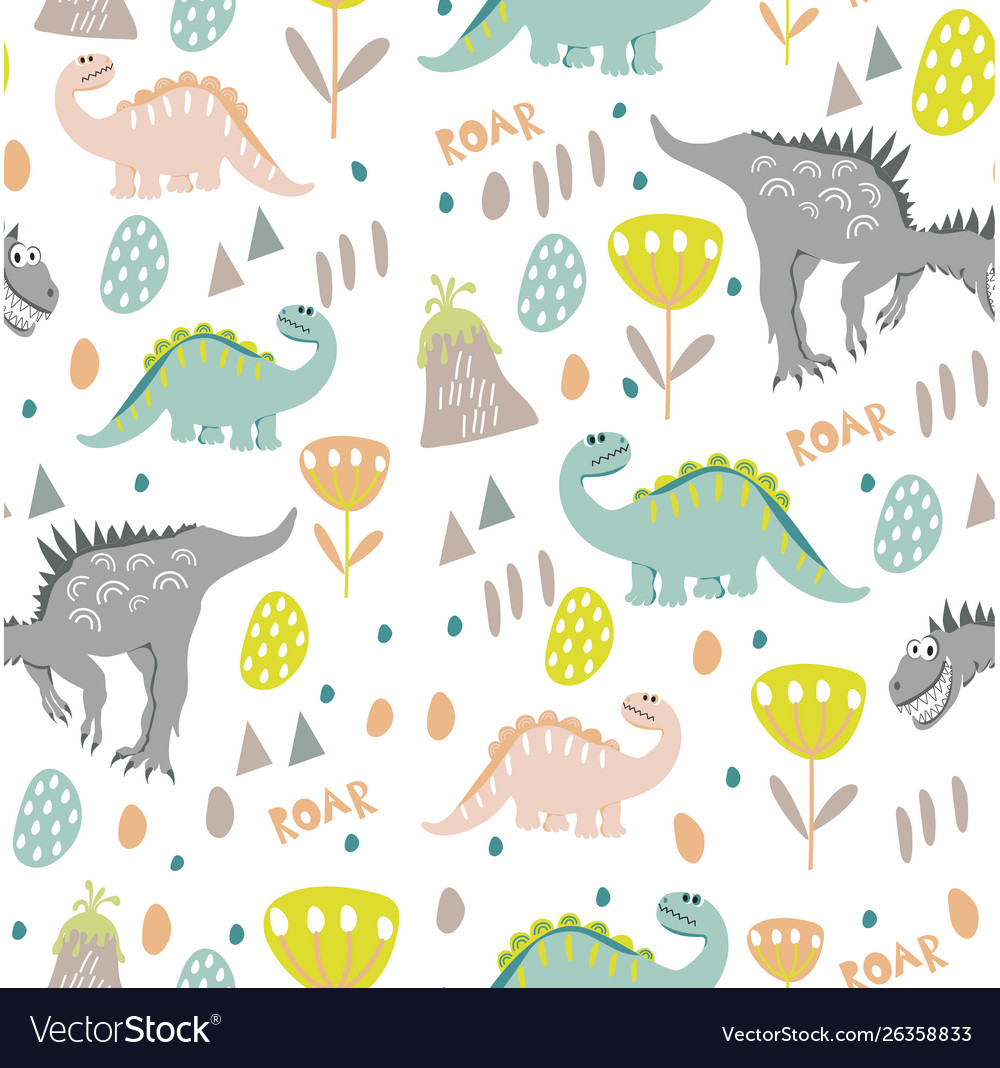 Seamless patterns cartoons for children textiles