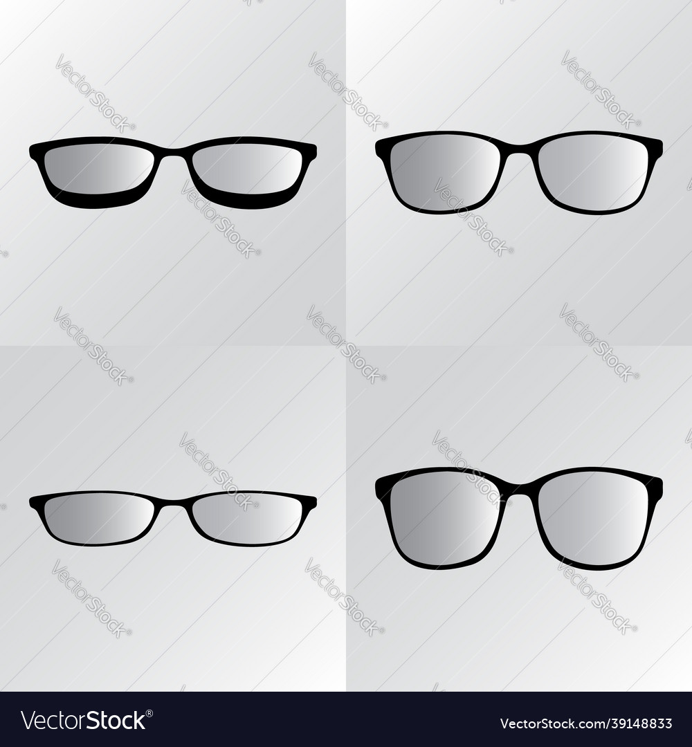 Variation of eyeglass frame Vector Image Variation of eyeglass frame