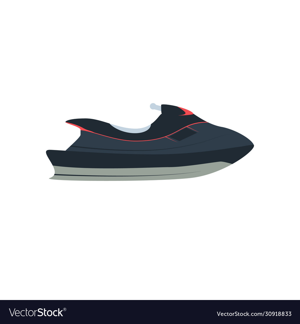 Water bike isolated on white background sammer Vector Image