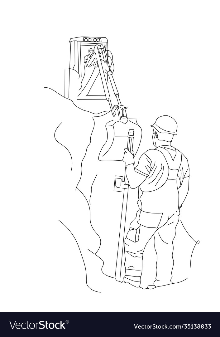 Worker on building site