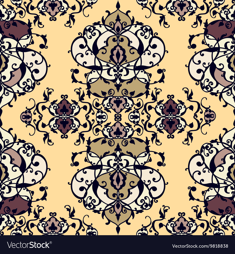 Abstract seamless pattern with geometric