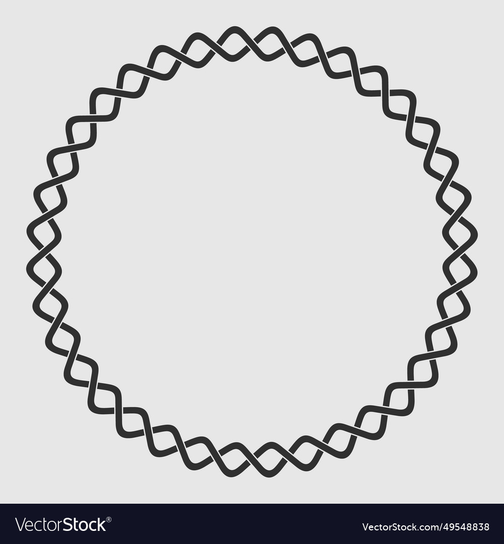 Celtic style round frame isolated