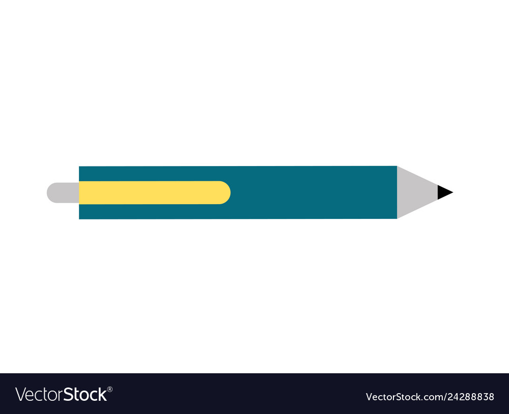 Graphic design pen ink write tool Royalty Free Vector Image