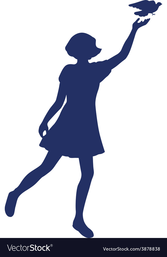 Silhouette of a girl