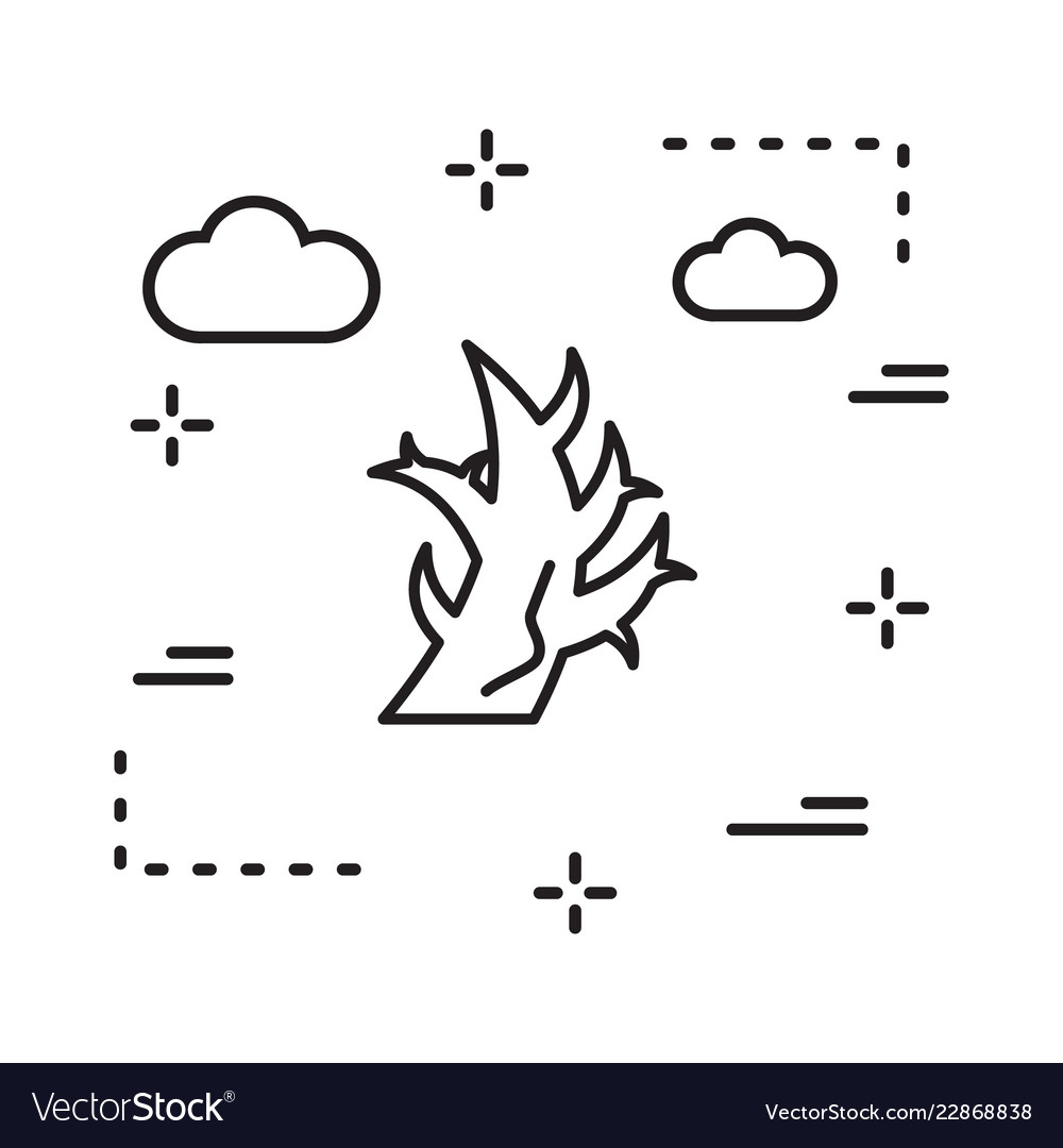 Tree icon in creative design with elements