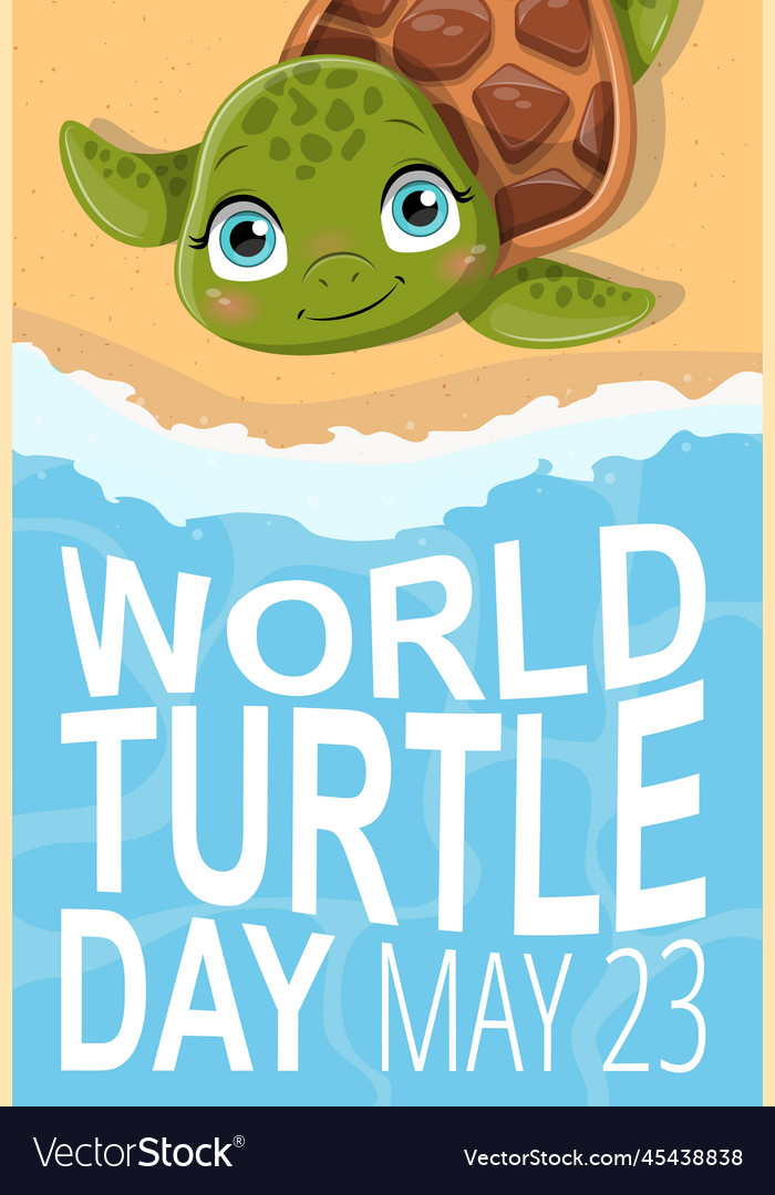 World turtle day Royalty Free Vector Image - VectorStock