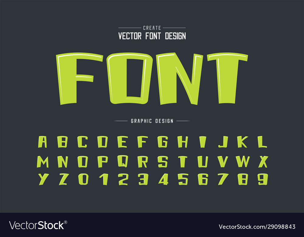 Bold Alphabet & Number Set