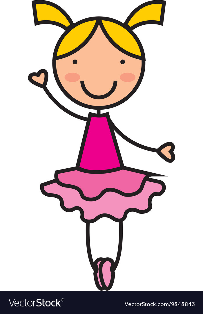 Cartoon girl icon Royalty Free Vector Image - VectorStock